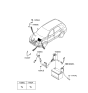 Diagram for 2012 Hyundai Santa Fe Battery Cable - 91851-0W001