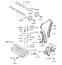 Diagram for 2011 Hyundai Santa Fe Engine Pump Chain - 24322-2G050