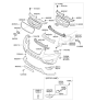 Diagram for Hyundai Santa Fe Grille - 86560-2BAA0