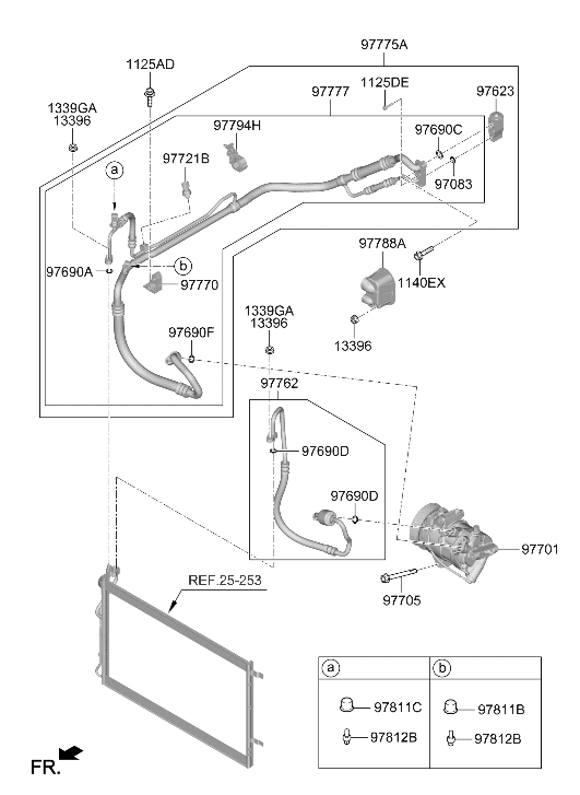 Hyundai 97777-L1960 Tube-Suction & Liquid 97777-L1960 Hyundai Tube-Suction & Liquid