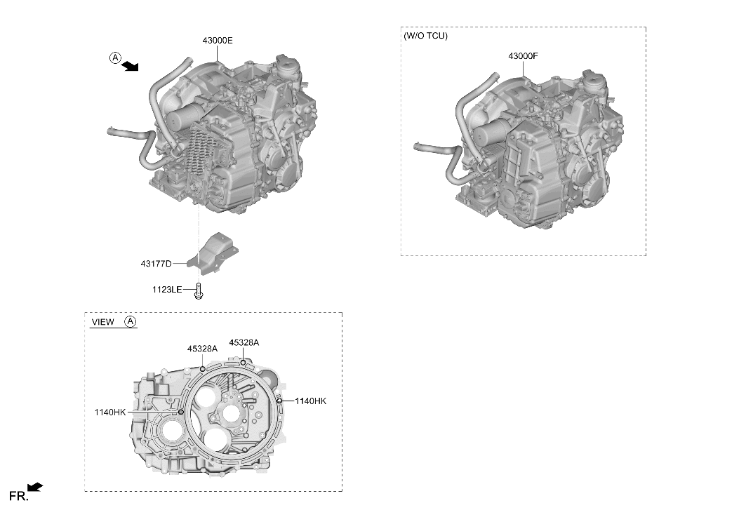 Hyundai 430F0-2N034 Transmission Assembly-DCT 430F0-2N034 Hyundai Transmission Assembly-DCT