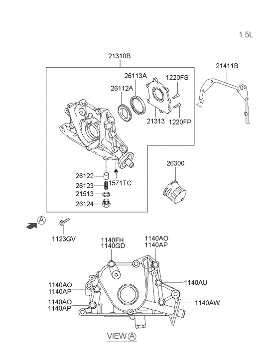 11400-08603 Hyundai Bolt