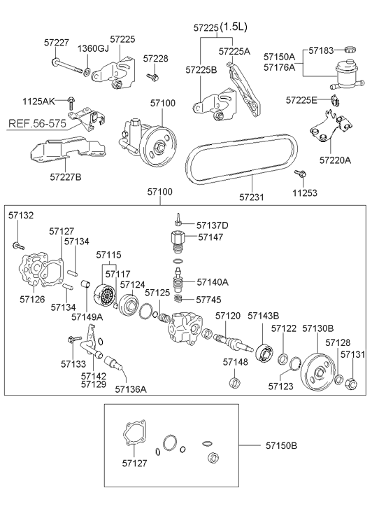 Hyundai 57140-22000 Valve Assembly-Relief 57140-22000 Hyundai Valve Assembly-Relief