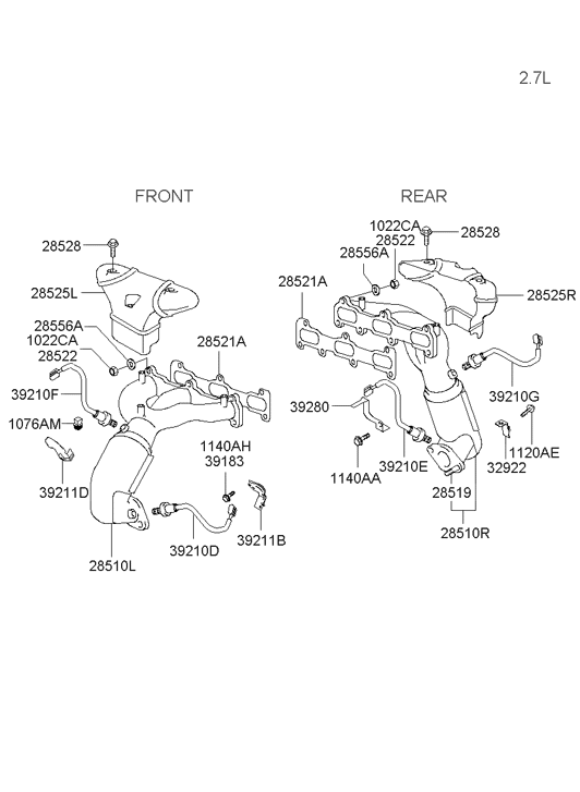 39211-37600 Hyundai Bracket