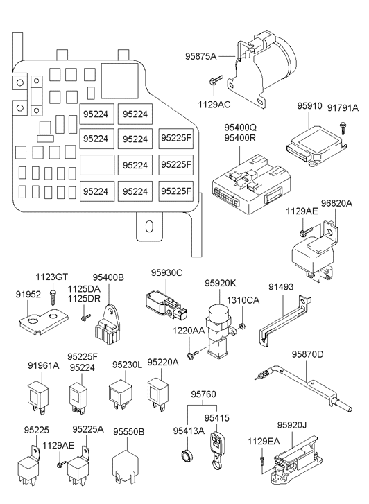 96820-26000 Hyundai Bell Assembly-Chime