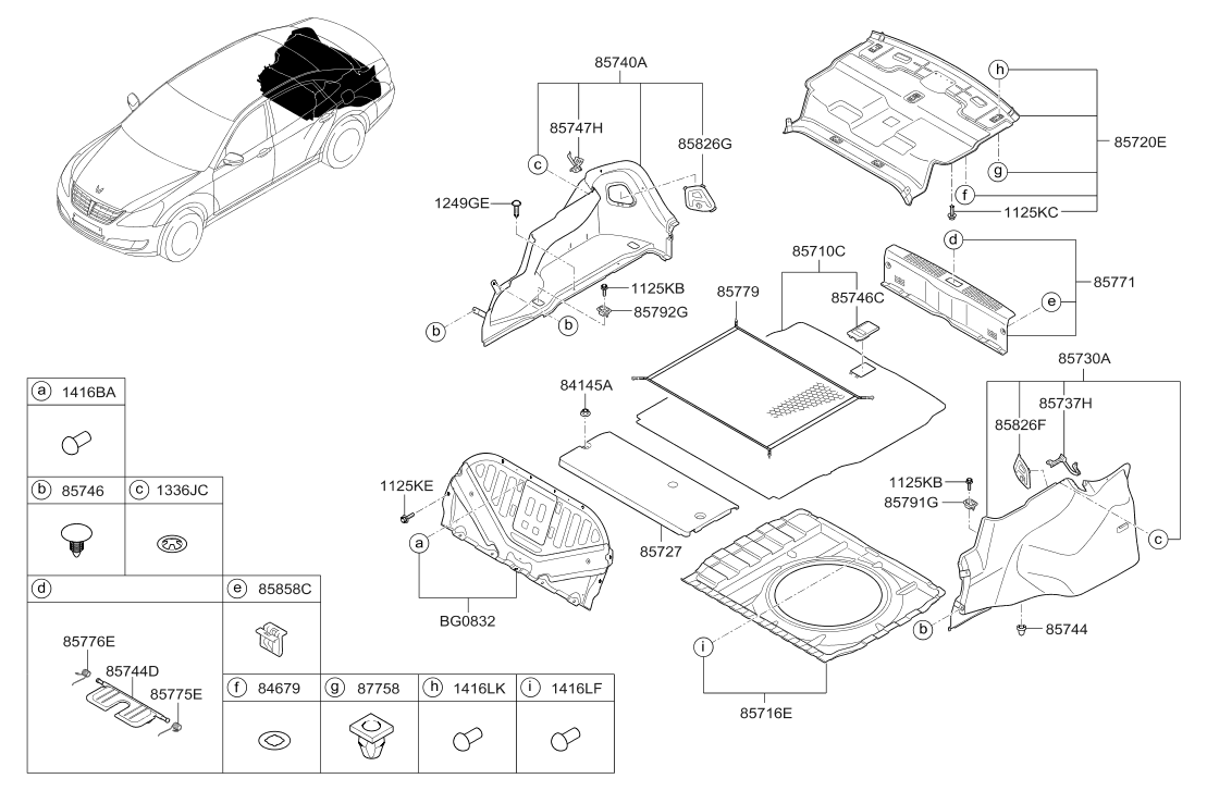Hyundai 85795-3N100-RY Hook Assembly-Front Luggage Floor 85795-3N100-RY Hyundai Hook Assembly-Front Luggage Floor