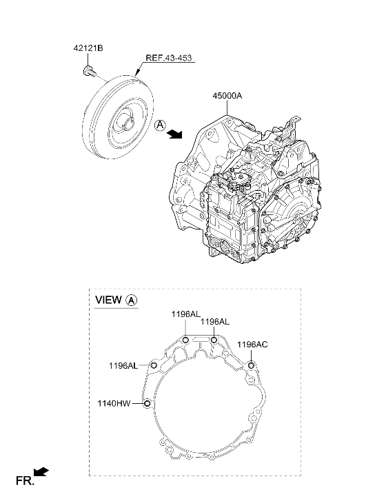 45000-4GBS0 Hyundai Ata & TQ/CONV Assembly