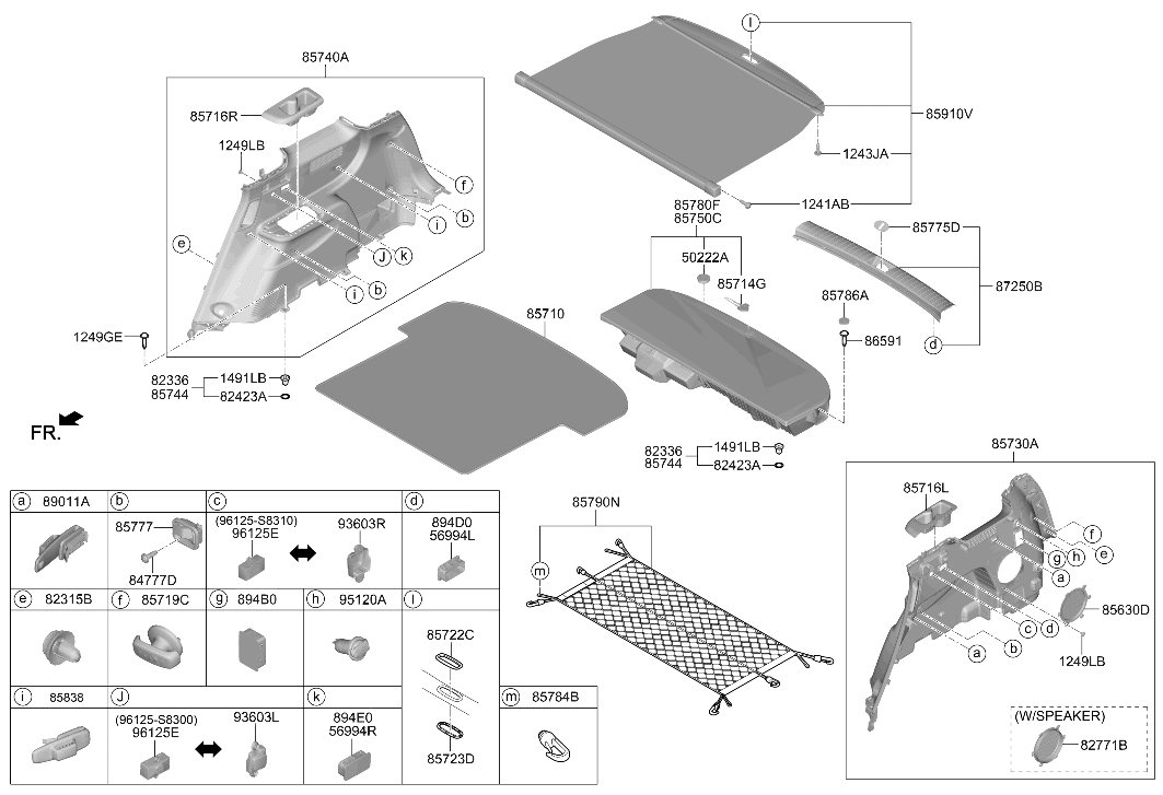 85775-S8000-NNB Hyundai Striker Cover