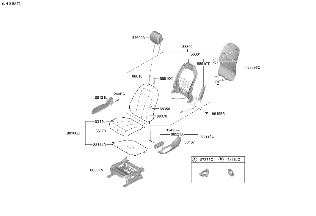80610-GI100 Hyundai SIDE A/BAG MODULE-FR,LH