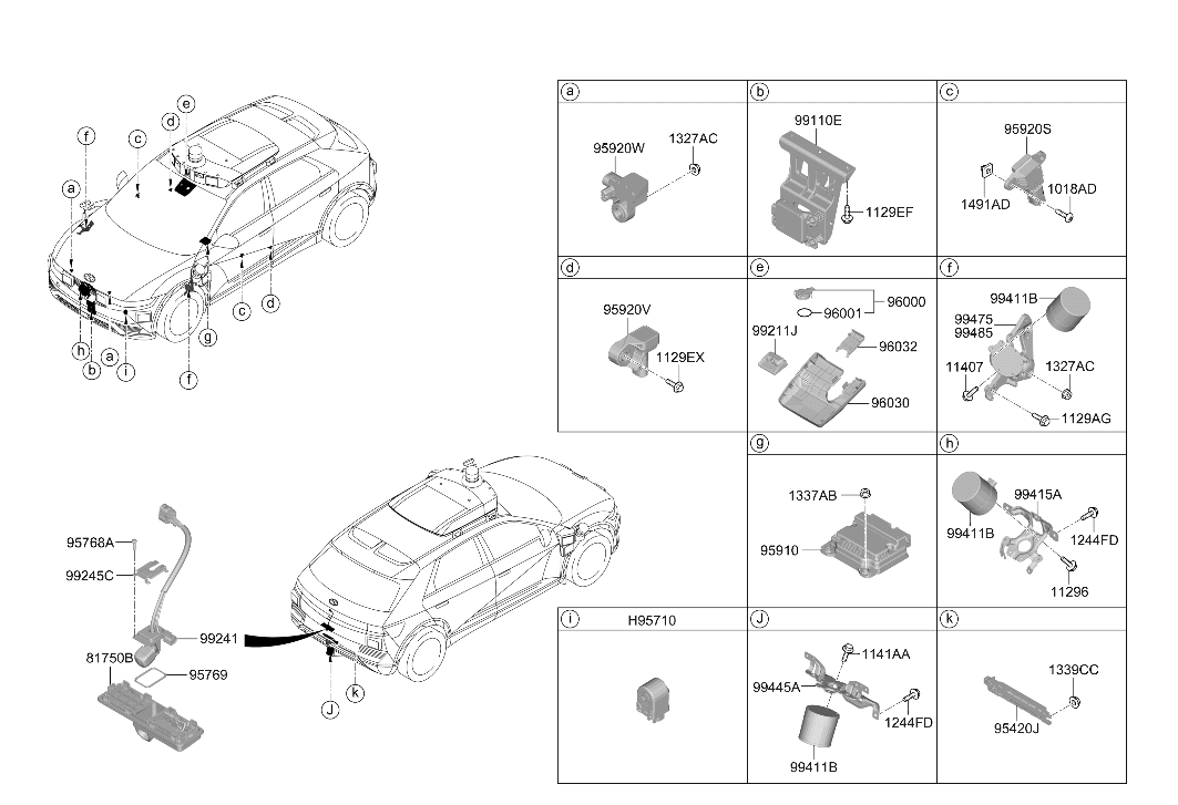 Hyundai 96000-DO000 MODULE & SENSOR ASSY-RAIN 96000-DO000 Hyundai MODULE & SENSOR ASSY-RAIN