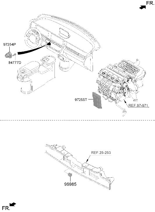 97255-LI010 Hyundai Control Assembly