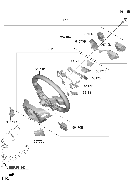 Hyundai 56171-G9000-VNB Ornament 56171-G9000-VNB Hyundai Ornament