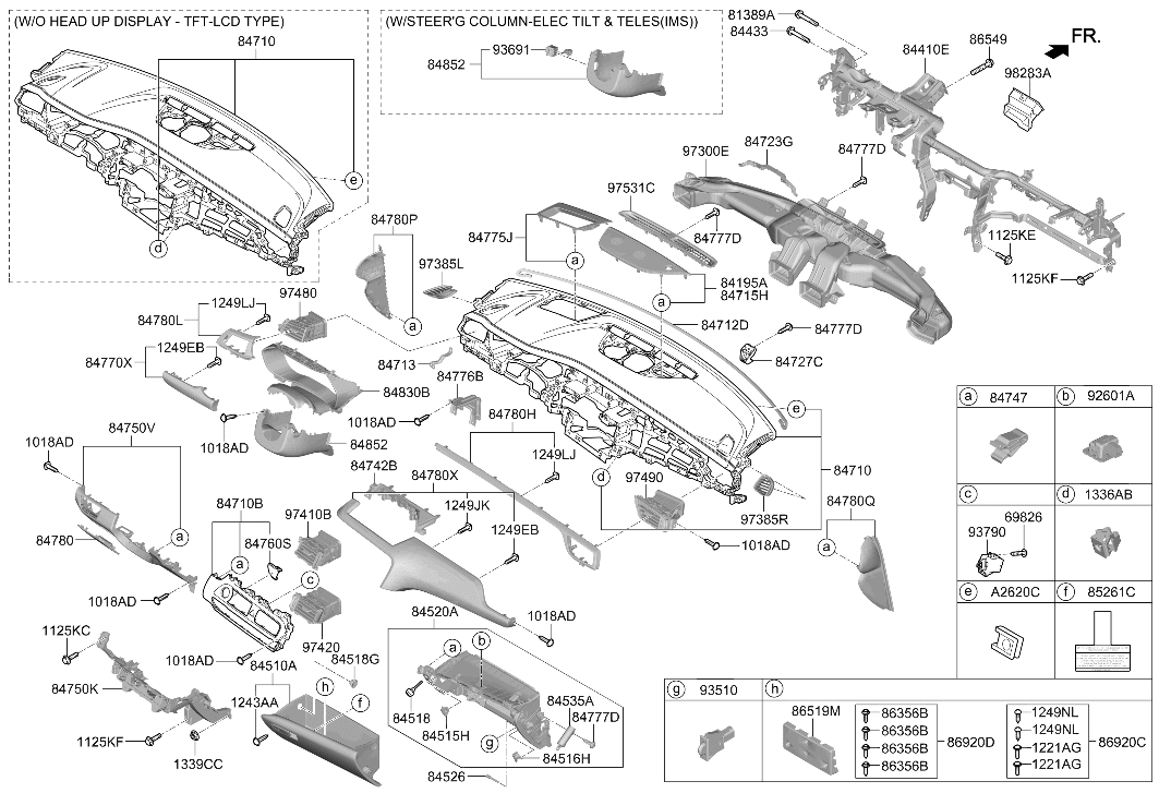 Hyundai 84776-G9000 Bracket Assembly-Head Up Display Support 84776-G9000 Hyundai Bracket Assembly-Head Up Display Support