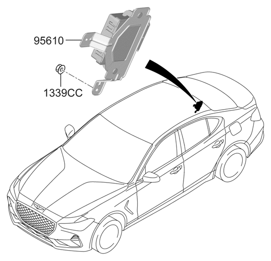 Hyundai 95610-G9000 Module Assembly-Electronic Control Suspension 95610-G9000 Hyundai Module Assembly-Electronic Control Suspension