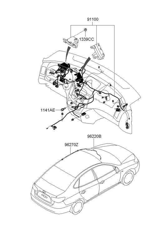 96220-2H150 Hyundai Ground Side Coil
