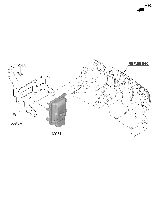 42951-3D515 Hyundai SBW CONTROL UNIT