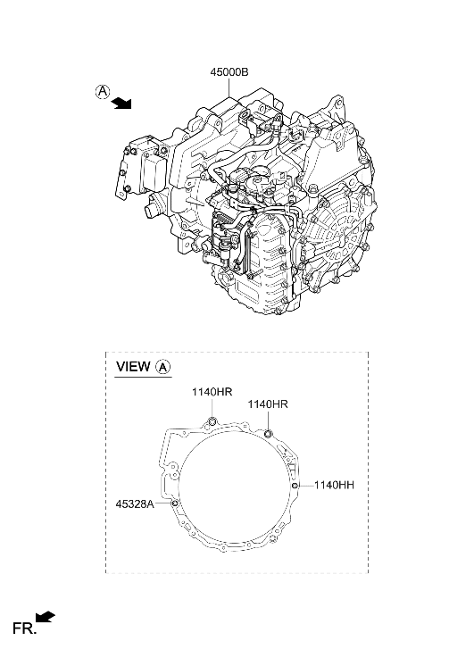 45000-3D210 Hyundai AUTO TRANSMISSION ASSY
