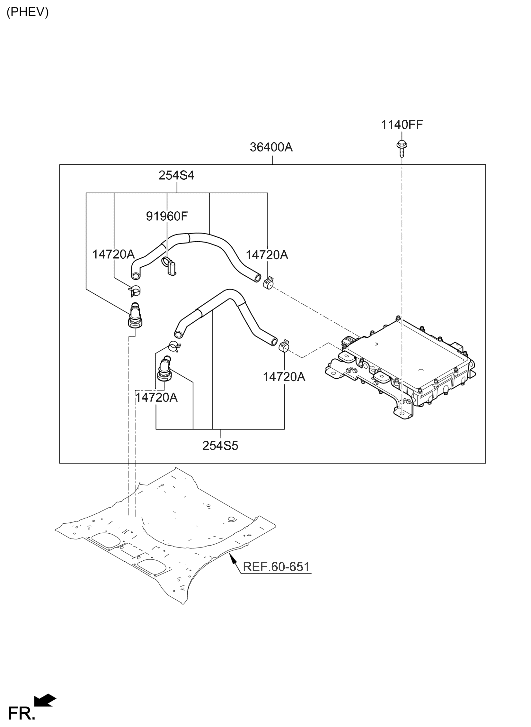 91960-B1010 Hyundai BAND CABLE