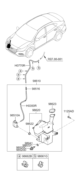 Hyundai 98941-J0000 GROMMET-Level Switch 98941-J0000 Hyundai GROMMET-Level Switch