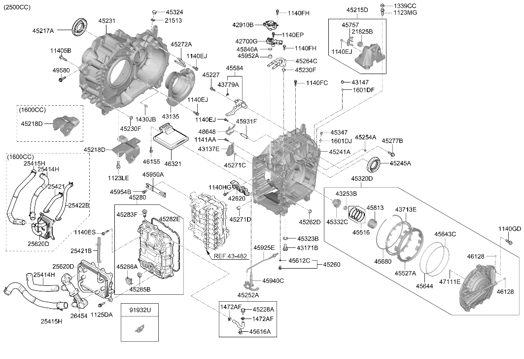 Hyundai 42620-4G621 Sensor Assembly-Input Speed 42620-4G621 Hyundai Sensor Assembly-Input Speed
