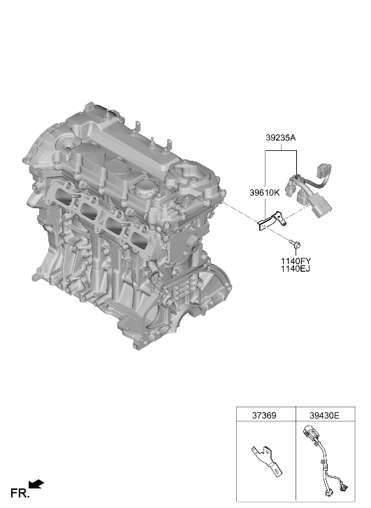 Hyundai 39421-2S211 BRKT-Connector 39421-2S211 Hyundai BRKT-Connector