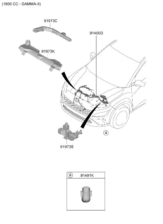 Hyundai 914B0-J9170 Control Wiring Assembly 914B0-J9170 Hyundai Control Wiring Assembly