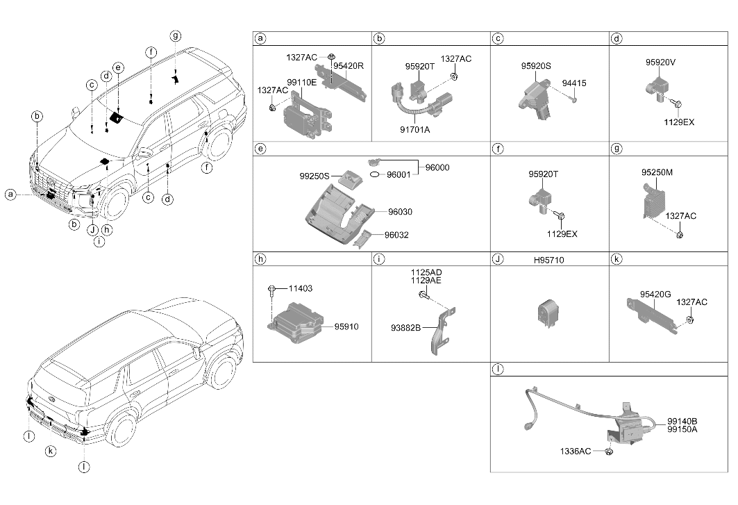 Hyundai 95910-S8530 Air Bag Control Module Assembly 95910-S8530 Hyundai Air Bag Control Module Assembly