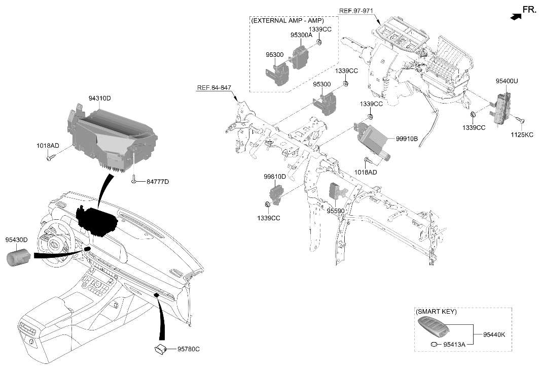 99810-S8600 Hyundai UNIT ASSY-ADAS DRIVE ECU