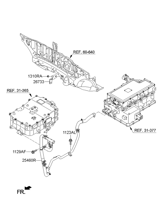 25441-4W000 Hyundai Bracket-Hose