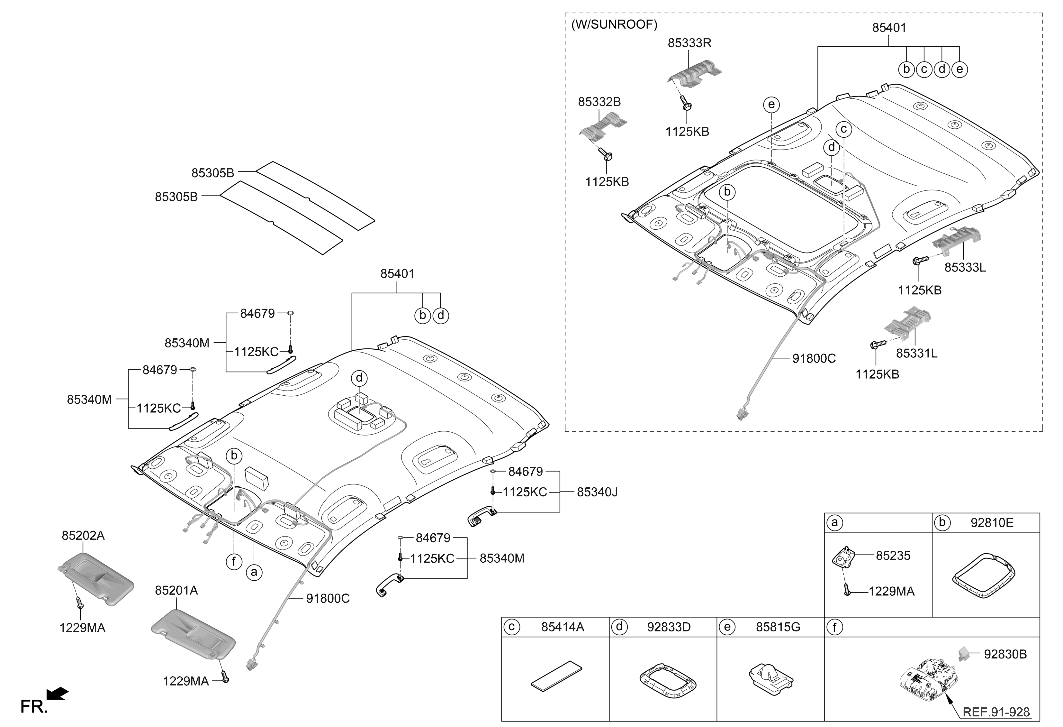 91810-K4080 Hyundai Wiring Assembly Roof