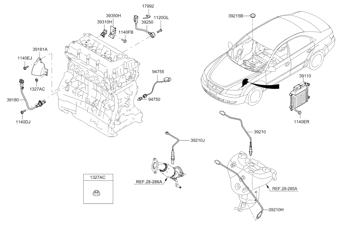 Hyundai 94762-3C030 Connector Bracket 94762-3C030 Hyundai Connector Bracket
