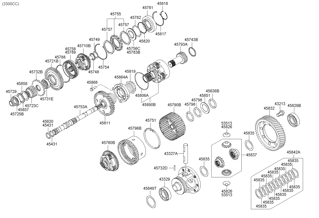 Hyundai 45709-3A200 Ring O 45709-3A200 Hyundai Ring O