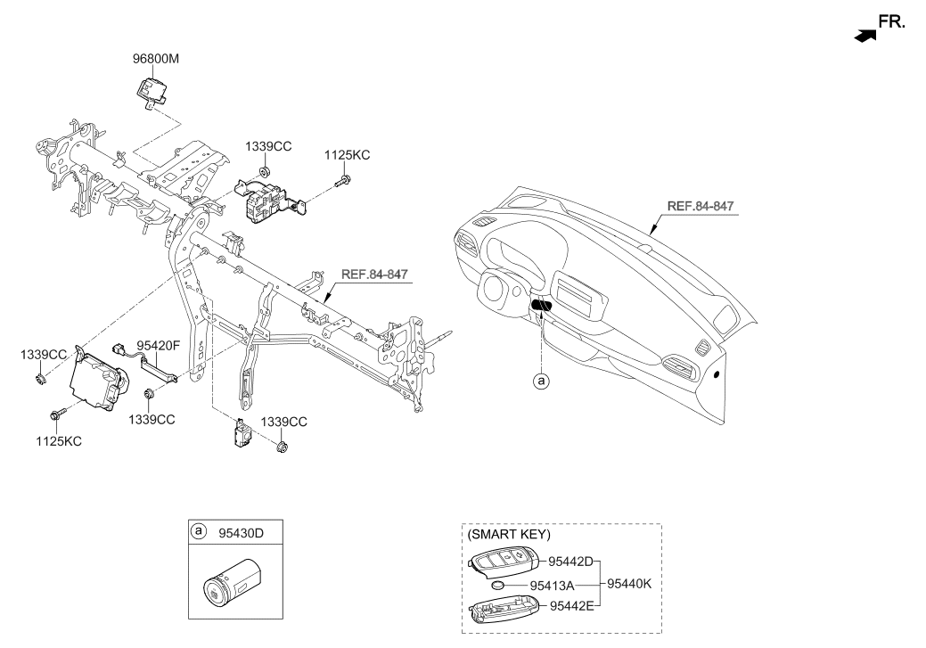 Hyundai 95449-G3000 Cover-REMOCON,Lower 95449-G3000 Hyundai Cover-REMOCON,Lower