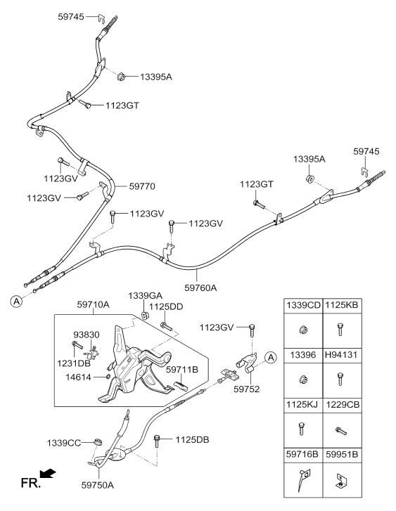 59942-4Z000 Hyundai Bracket