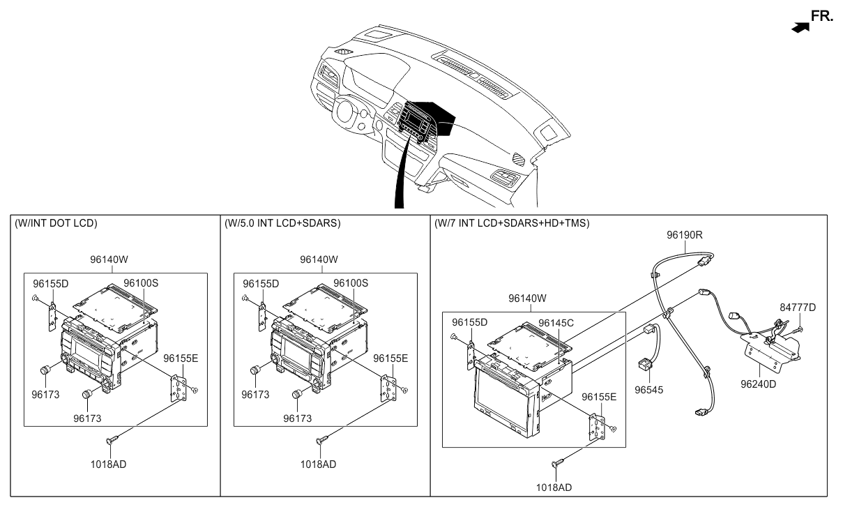 Hyundai 96160-C2000-4X Audio Assembly 96160-C2000-4X Hyundai Audio Assembly