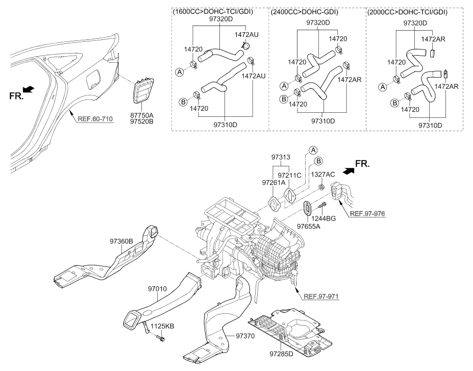 Hyundai 97651-C2000 Plate & GROMMET-A/C Cooler Lin 97651-C2000 Hyundai Plate & GROMMET-A/C Cooler Lin