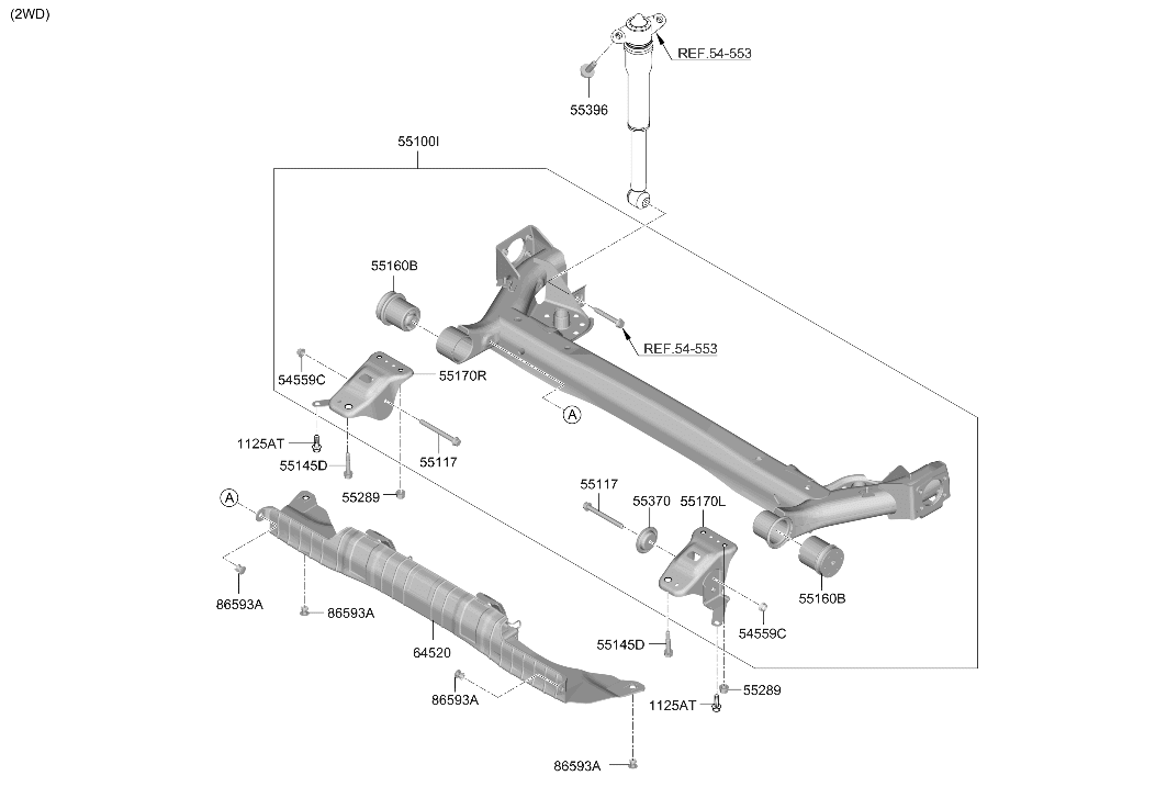 Hyundai 55370-BE000 Dust Cover 55370-BE000 Hyundai Dust Cover