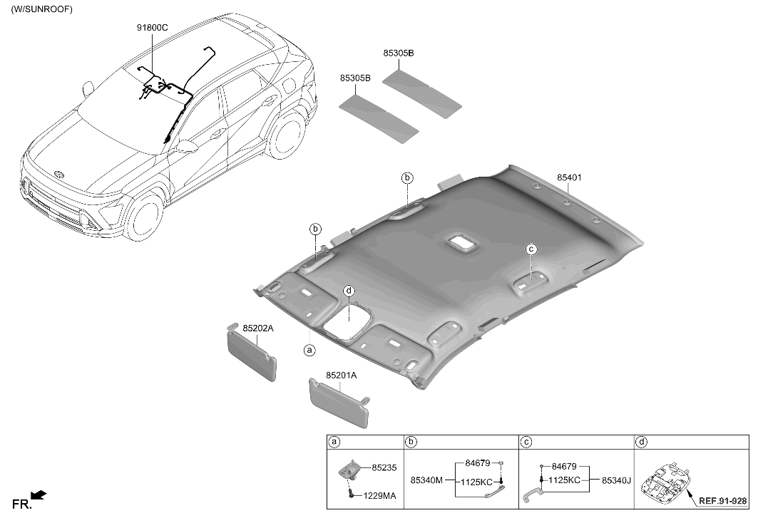 Hyundai 85210-BE330-NNB Sunvisor Assembly Left Hand 85210-BE330-NNB Hyundai Sunvisor Assembly Left Hand