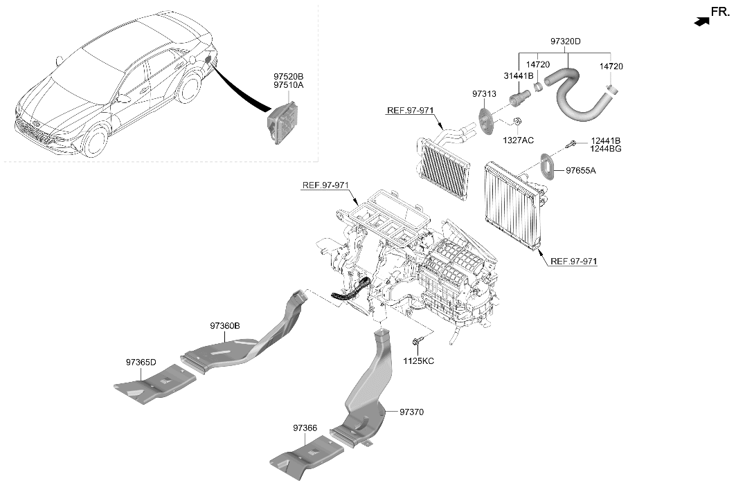 Hyundai 97312-BY000 Water Outlet Hose Assembly 97312-BY000 Hyundai Water Outlet Hose Assembly