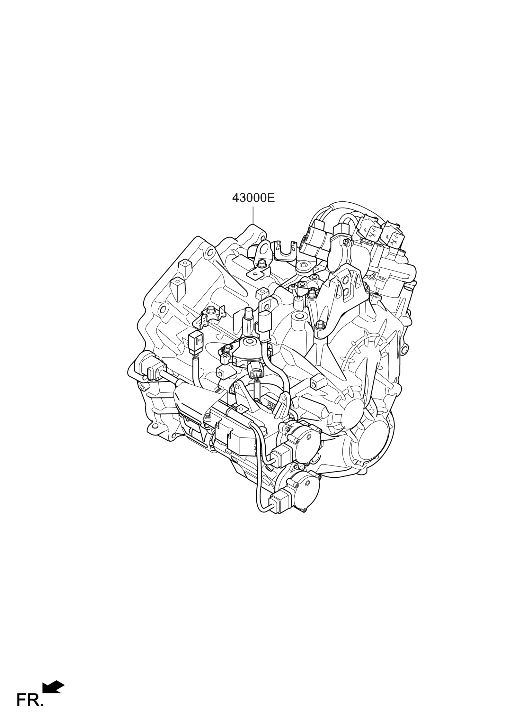 Hyundai 43000-2B210 Transmission Assembly-DCT 43000-2B210 Hyundai Transmission Assembly-DCT