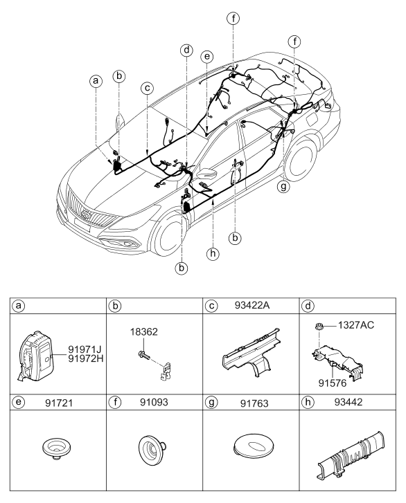 91971-3V030 Hyundai Protector-Multi Box,RH