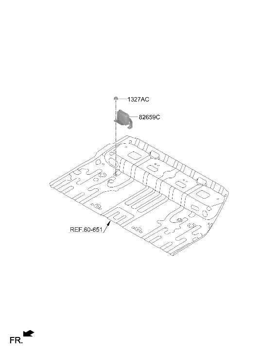 Hyundai 82659-GI000 AUTO FLUSH CONTROL UNIT-FR DR 82659-GI000 Hyundai AUTO FLUSH CONTROL UNIT-FR DR