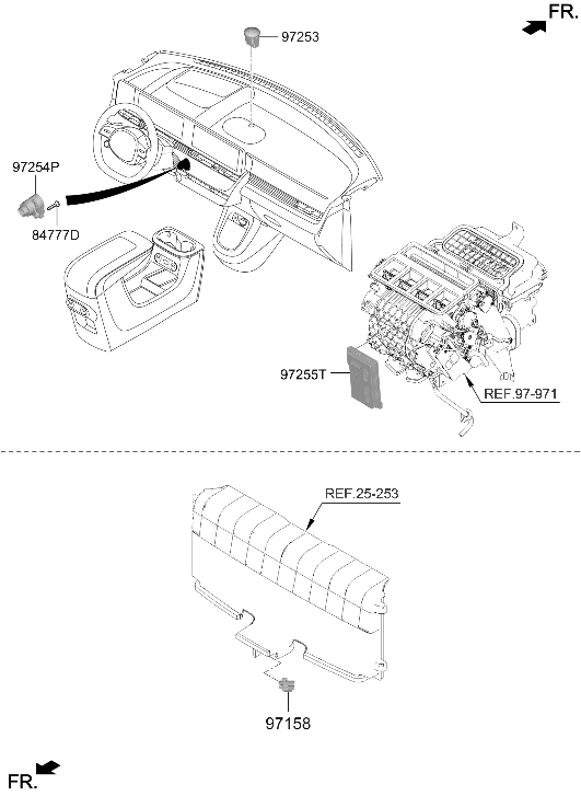 Hyundai 97255-GI110 Control Assembly 97255-GI110 Hyundai Control Assembly