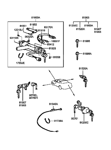 Hyundai 81928-38000 Guide-Ignition Lock Light 81928-38000 Hyundai Guide-Ignition Lock Light