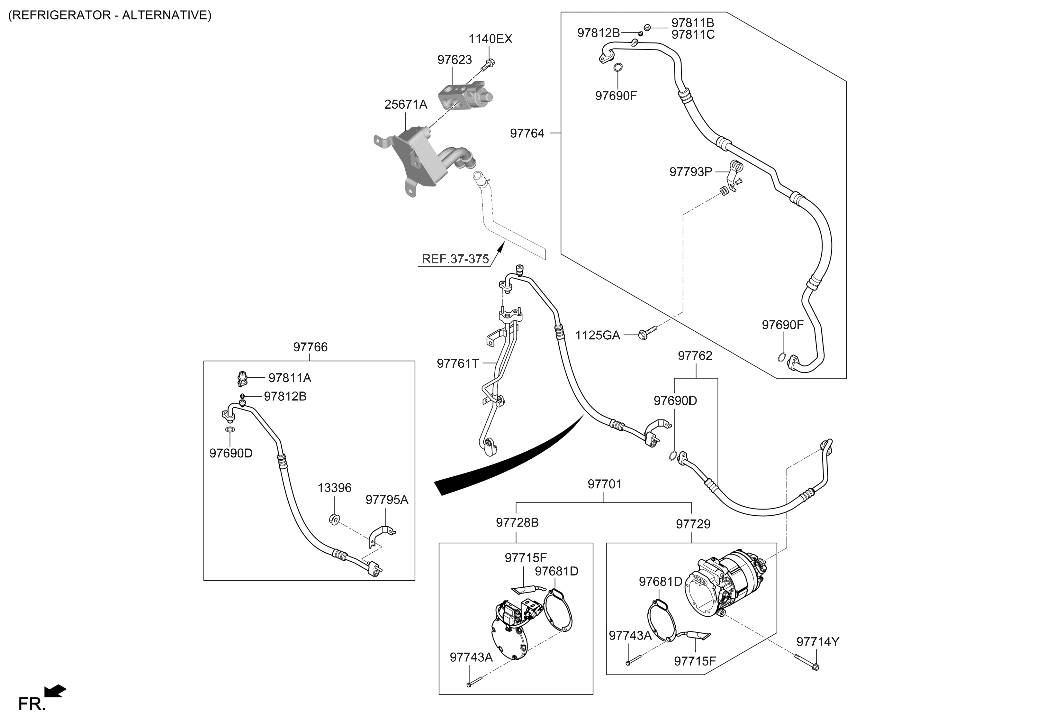 97798-G7100 Hyundai Bracket