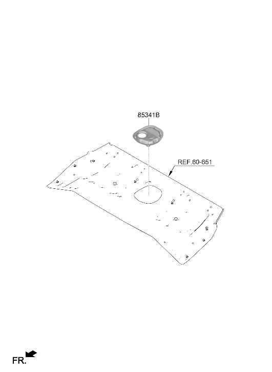 Hyundai 31107-G7000 Cover Assembly-Fuel Pump A/S 31107-G7000 Hyundai Cover Assembly-Fuel Pump A/S