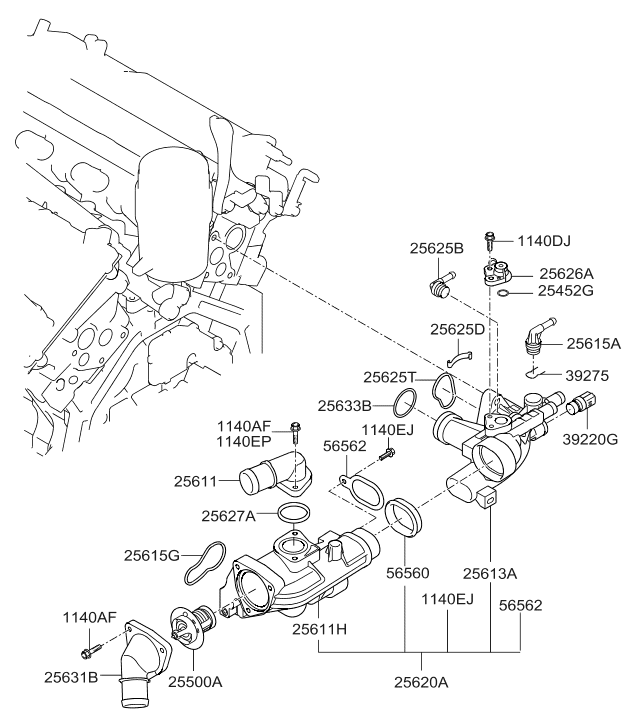 Hyundai 25641-3C200 Seal"A" 25641-3C200 Hyundai Seal"A"