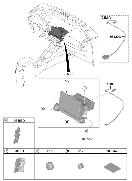 96120-K2260 Hyundai Jack Assembly-Usb