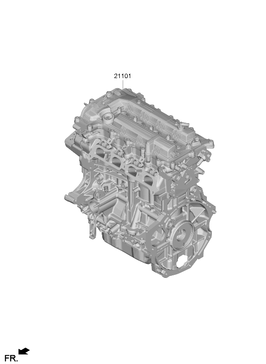 122A1-2MU00 Hyundai Sub Engine Assembly