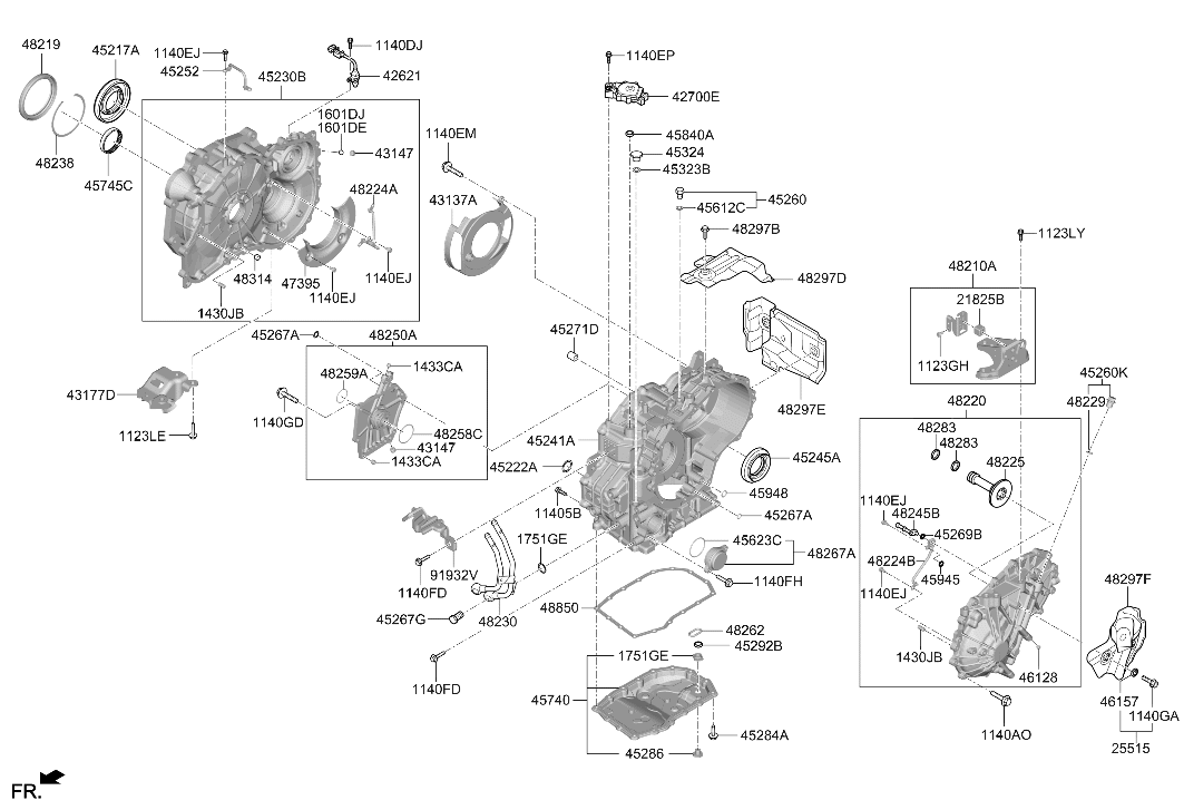 48291-2H100 Hyundai Feed Tube Assembly